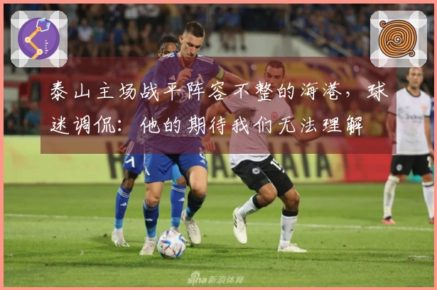 泰山主场战平阵容不整的海港，球迷调侃：他的期待我们无法理解